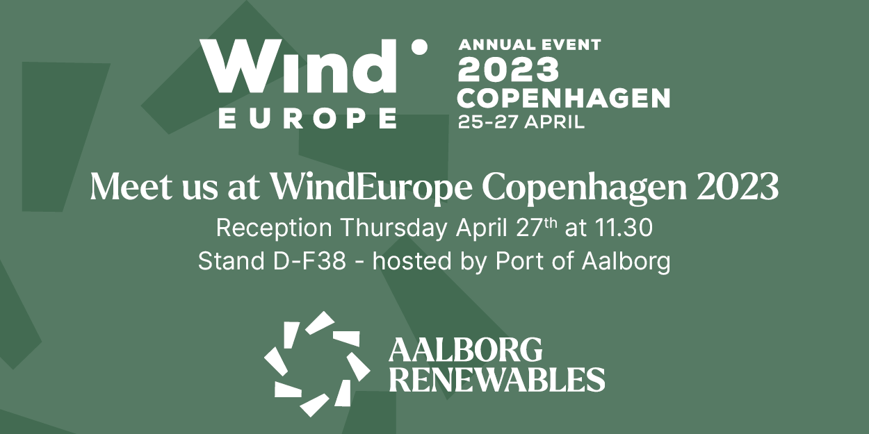 Aalborg Renewables at WindEuropes Annual Event 2023 in Copenhagen