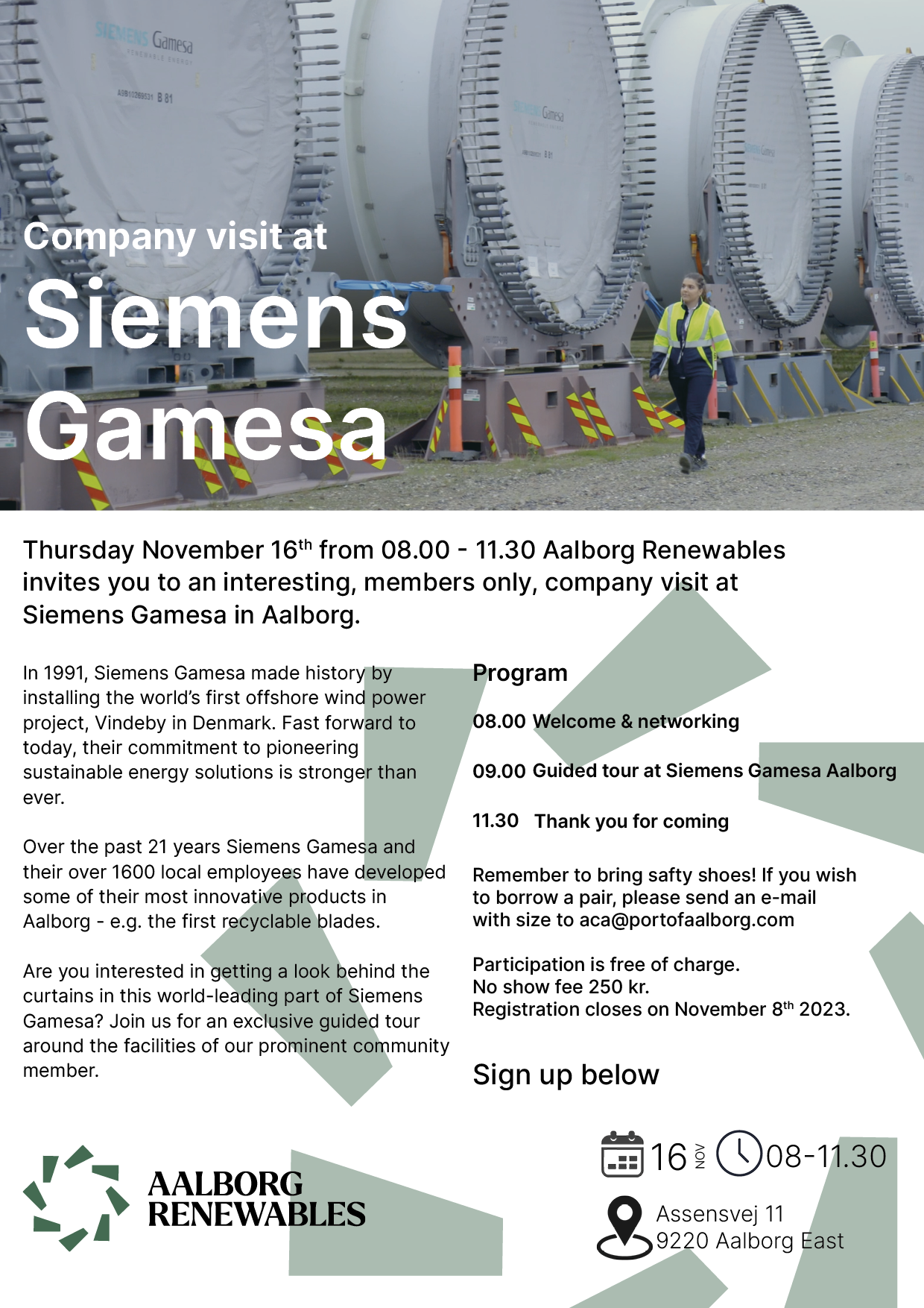 Company visit at Siemens Gamesa