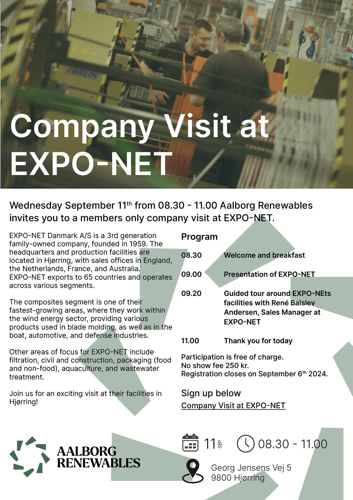 Company visit at EXPO-NET